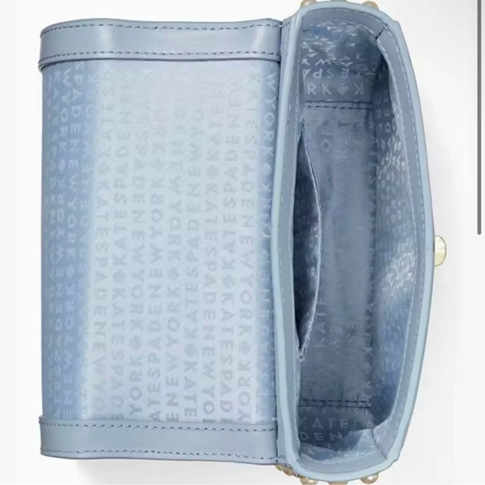 Kate Spade New York Serrano Place Pearl Maisie Crossbody Bag with Silver Chain - Picture 7 of 17